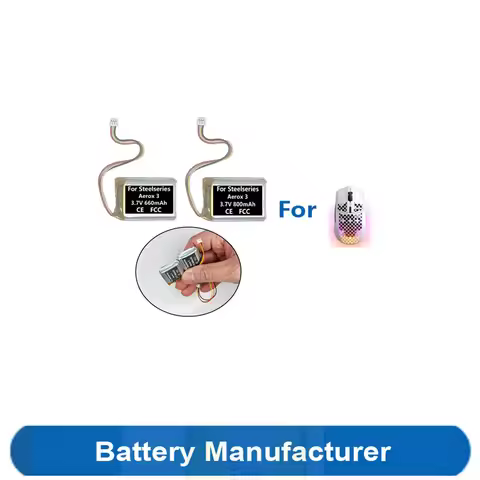 Original Replaces 660-800mAh 502436 Battery For Steelseries Aerox 3 Wireless Gaming Mouse