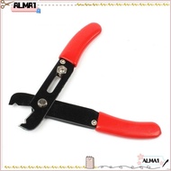 ALMA Wire Strippers, Red Alloy Steel Crimping Pliers, Durable Wiring Tools Cable