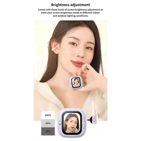 Magnetic Phone Vlog Selfie Monitor Screen Wired Rear Camera Phone Screen for Android 2.0 Or Above Ha