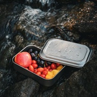 無毒純鈦 便當盒-鈦蓋款(一體成型) 不沾黏好洗/不殘異味/保鮮盒