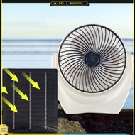 Solar Panel Fan Portable Solar Fan with USB Outdoor Fan Solar Charger Desk Fan for Picnic Barbecue F