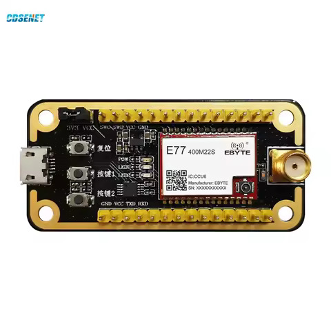 433MHz 470MHz Test Board Kit for E77-400M22S STM32WLE5CCU6 Lora Wireless Module CDSENET E77-400MBL-0