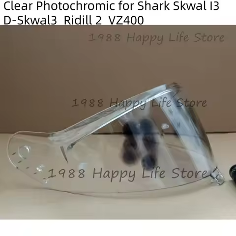 Photochromic Visor For Shark Skwal i3 D-Skwal 3 Ridill 2 VZ400 Helmet Replacement Lens Accessories C
