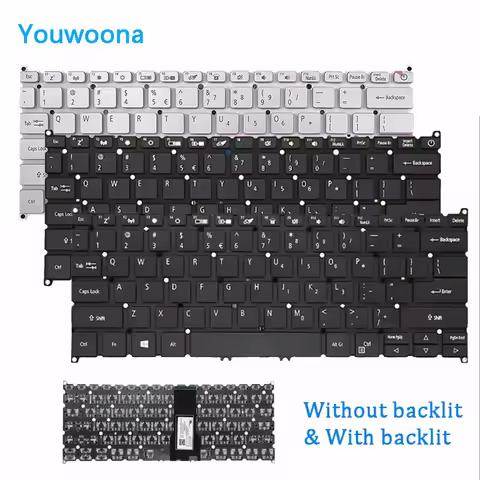 New ORIGINAL Laptop Keyboard For ACER A514-52G N19H2 N20C4 N20C12 N16C4 N19P1 SF314-511