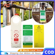 Industrial Scaffold Security Inspection Status Card Tags Accident Prevention Tag Safety Warning Sign