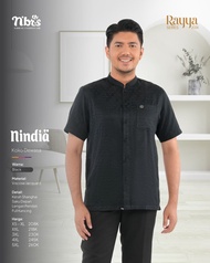BUSANA MUSLIM SARIMBIT COUPLE NIBRAS - NINDIA BLACK