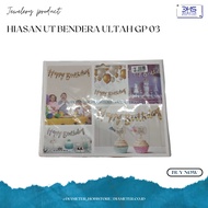 BIRTHDAY FLAG UT DECORATIONS GP 03