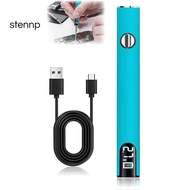 510 Thread Battery Cart Pen, Rechargeable 650mAh Cordless Soldering Pen with LED Digital Display Adj