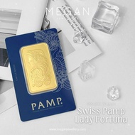 Megan Jewellery 999.9 Emas 50g Gold Bar-Swiss Pamp Lady Fortuna