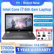 【COD】 Dell laptop brand new original Intel core i3/i5/i7 6th Gen 32G 512G SSD 14.1 inch pc