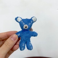 二手 藍色 吊飾 鑰匙圈 小娃娃 小熊 熊熊 可愛