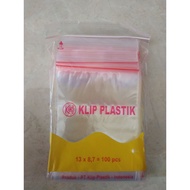 Plastic Clips or Ziplock Size 13x8.7 cm or 8.7x13 cm