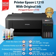 Printer Epson Ecotank L1210 L1216 Pengganti Dari L1110 New Baru