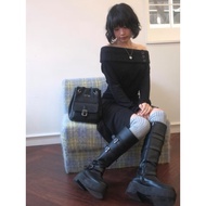 Ready Stock Korea ason New Style Pocket Bag Cute Drawstring Adjustable Shoulder Messenger Bag Retro 