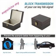 AUGUSTINA Faraday Box, Key Fob Protector Anti-Theft Signal Blocker, RFID Box Radiation-proof Safety 