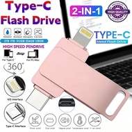 OTG Pendrive TypeC 2TB UsbC Flash Drive 1TB Thumb Drive For IOS Android Mobile Phone Data Storage Pe