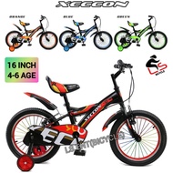 LS 16" XECCON Kids Bike / 16 Inch Bicycle / 16 Inci Basikal Budak / Basikal Kanak Tayar Hidup / Untuk Umur 4-6 Tahun