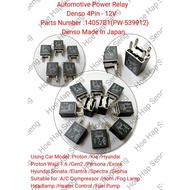 Automotive Car 4 pin Proton Kia Hyundai Preve Suprima Original Relay Denso 4pin 12v Lamp Fan Micro R