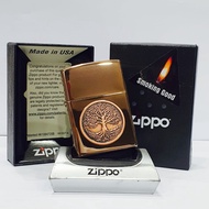 ORIGINAL ZIPPO 49638 TREE OF LIFE EMBLEM