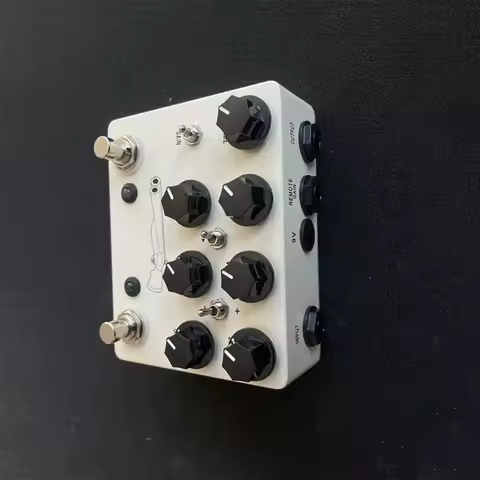 LY-ROCK Doublebarrel V4 Double Tube Overdrive Effector Pedal - Real Bypass