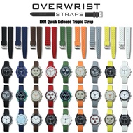 FKM Quick Release Tropic Strap Rubber Watchband Watch Strap 22mm 20mm 18mm