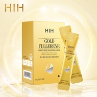 HIHมาส์กหน้า มาส์กทอง สูตรใหม่ ขาวใส กระชับ ผิวใสเนียนเด้ง สลีปปิ้งมาส์ก มาร์คหน้า(1กล่อง20ซอง