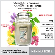 Nến hũ Yankee Candle size L - Sage & Citrus
