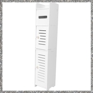 (GJFZ) White Storage Cabinet for Small Spaces over the Toilet Cabinet for Skinny Bathroom Storage Co