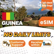 [Yoho] Guinea eSIM No Daily Limit 3GB 5GB 30 Days Yoho Mobile Official Store