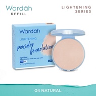 Wardah Two Way Cake Lightening Powder Foundation Refill / Isi Ulang BPOM Bedak Padat Tahan Lama Untu