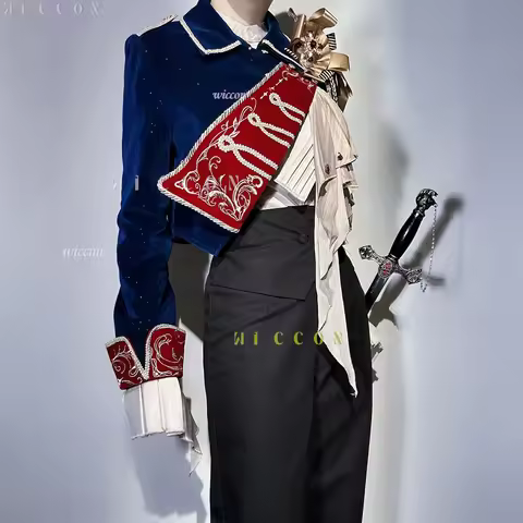 Jirai Kei Halloween Lolita Femboy Outfits Unisex Vintage Royal Court Military Set Ouji Prince Style 