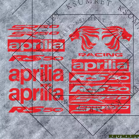 For Aprilia Sr50 Stickers Motorcycle Sticker Helmet Decals