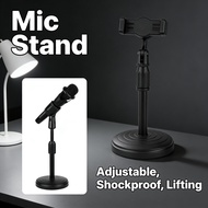 Karaoke Meeting Live KTV Zoom Mikrofon Pemegang Table Desktop Stand Adjustable Mic