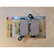 Mettal Semi Metallic Brake Pad Pro 496 BK Honda CBR 250 (R) / CB 500 (R) / CBR 650 (R) / NC 750S (R)