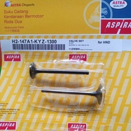Valve Set In Ex Supra X 125 Fi Original ASPIRA Helmet In/ H2-147A1-KYZ-1300