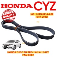 Fan Belt HONDA CIVIC FB TRO 1.8 2.0 12-16Y 6PK2093 (31110-R1A-A02)