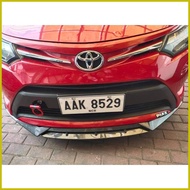 ❃ ⊕ ◎ Vios Gen 3 CARBON DESIGN  Front Bumper Chin Double Blade