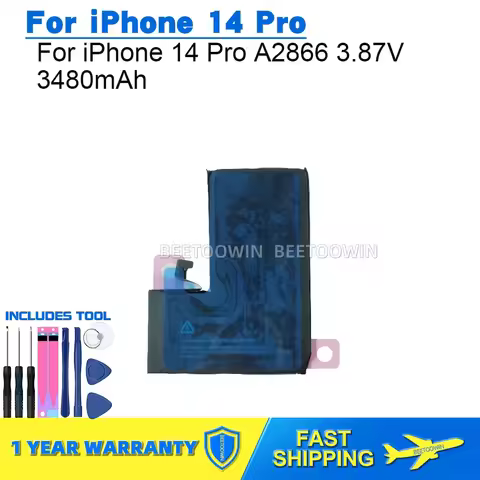For iPhone 14 Pro A2866 3.87V 3480mAh Replacement Phone Battery