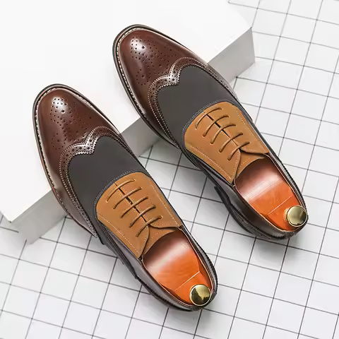 Men's formal shoes, business shoes, men's leather shoes, fashionable casual shoes, men's formal shoe