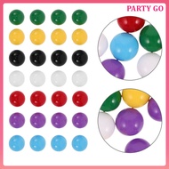 🔥 70Pcs Colored Plastic Marbles for Games Assorted Color Learning Balls Math Teaching Supplies
