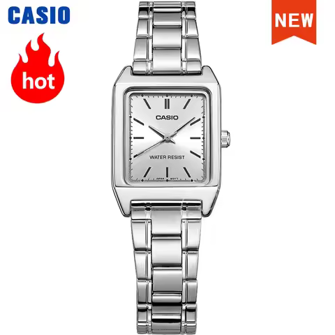 Casio watch for women 30m Waterproof Quartz ladies watch Tonneau shape Stainless Ste reloj mujer LTP