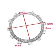 7D2 Motorcycle 2 8Pcs Bakelite Clutch Friction Plates Kit For Yamaha Xjr400 Xjr400r 00-15 Fj600 F