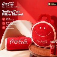 Coca-Cola Can Pillow Blanket /Coca-Cola Smiley Pillow Blanket