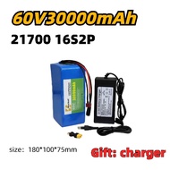 ถ่านชาร์จ 18650 Charger Li-ion 60V 20000mAh 30000mAh 50000mAh ก้อนมีวงจร BMS ป้องกัน
