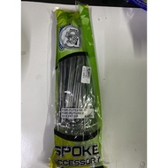 JEJARI/spoke 10x 157 CHROME untuk EX5/KRISS110 depan belakang