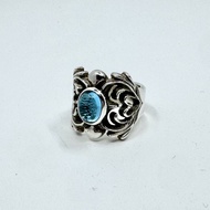 Legend 吉原直 托拍石戒指 Blue Topaz Ring ( Goro’s horizon blue god suns Goros 鷲見太郎)