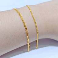 Rantai tangan mesin emas 375