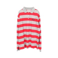【二手】Miu Miu 條紋長袖 Polo 衫，MJLA19，純棉，女款，二手