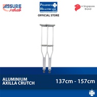 ASSURE REHAB Aluminium Axilla Crutch, Youth, (137 - 157cm)