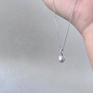 JYNJU [KEISSA] Saltwater Akoya Pearl Pendant Necklace (Round 8mm)